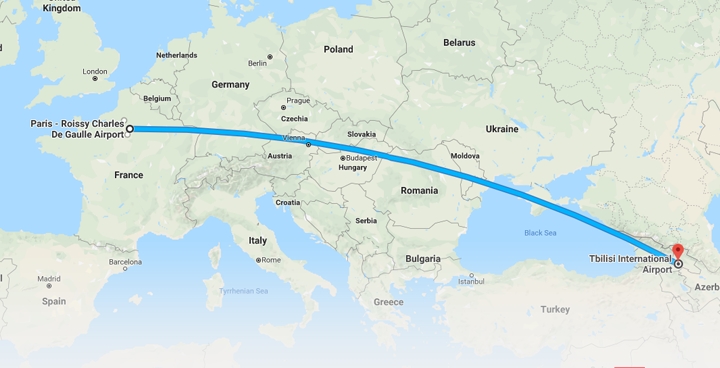 პარიზსა და თბილისს შორის Air France პირდაპირ რეისებს განახორციელებს