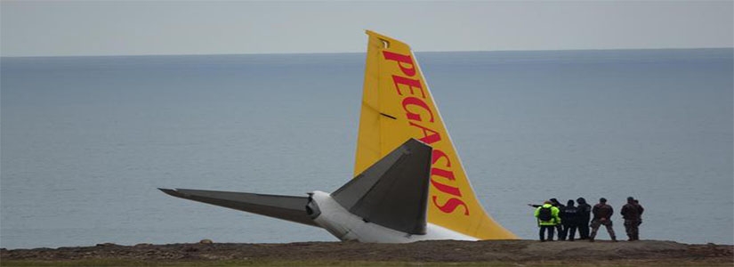 ტრაბზონის აეროპორტში Pegasus Airlines-ის თვითმფრინავმა, დაშვებისას, ავარია განიცადა