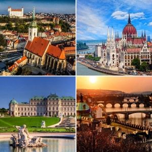 Prague - Vienna - Bratislava - Budapest